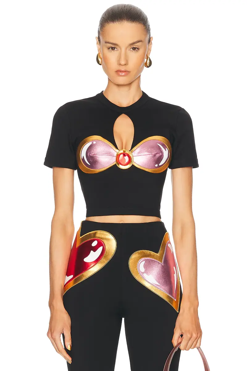 AREA Colorblock Gem Cup T-Shirt | Image 1 AREA Colorblock Gem Cup T-Shirt | Image 1
