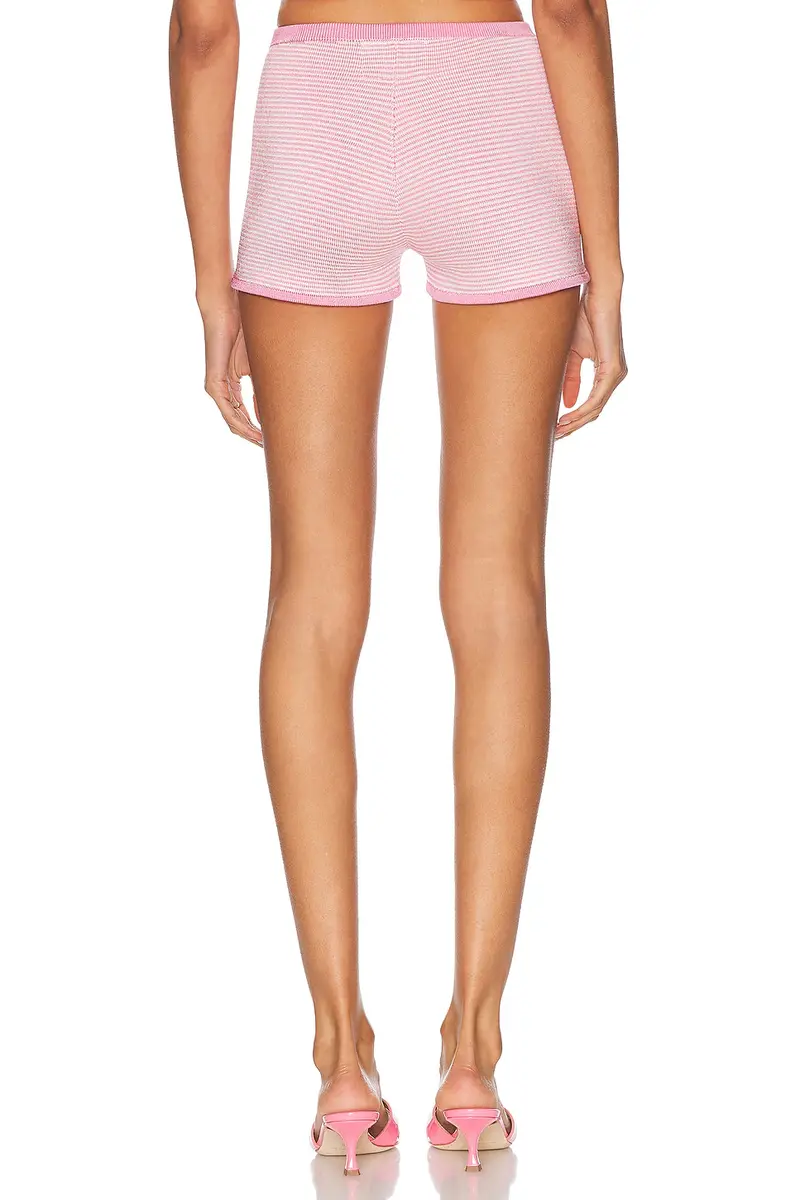 Calle Del Mar Micro Stripe Lycra Mini Short | Thumbnail 4