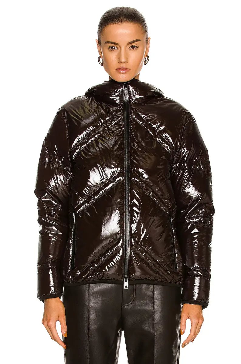 Bottega Veneta Shiny Nylon Chevron Puffer | Thumbnail 2 Bottega Veneta Shiny Nylon Chevron Puffer | Thumbnail 2