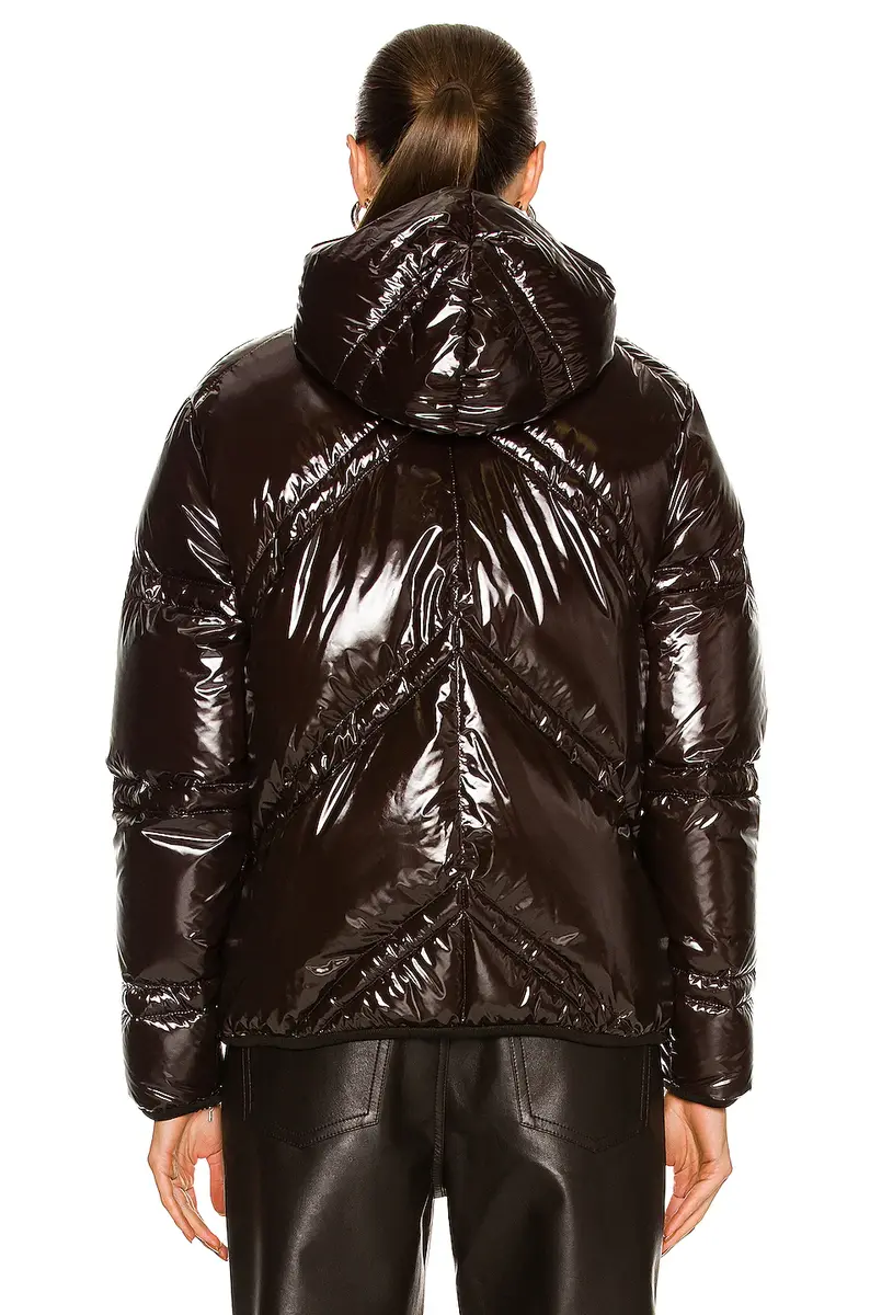 Bottega Veneta Shiny Nylon Chevron Puffer | Thumbnail 4 Bottega Veneta Shiny Nylon Chevron Puffer | Thumbnail 4