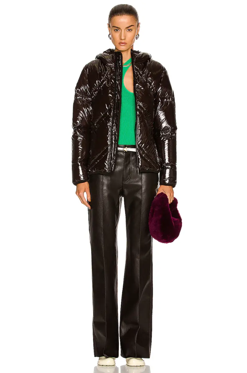 Bottega Veneta Shiny Nylon Chevron Puffer | Thumbnail 5 Bottega Veneta Shiny Nylon Chevron Puffer | Thumbnail 5