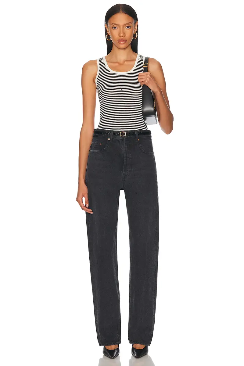 Saint Laurent Wide Leg Jeans | Thumbnail 5 Saint Laurent Wide Leg Jeans | Thumbnail 5