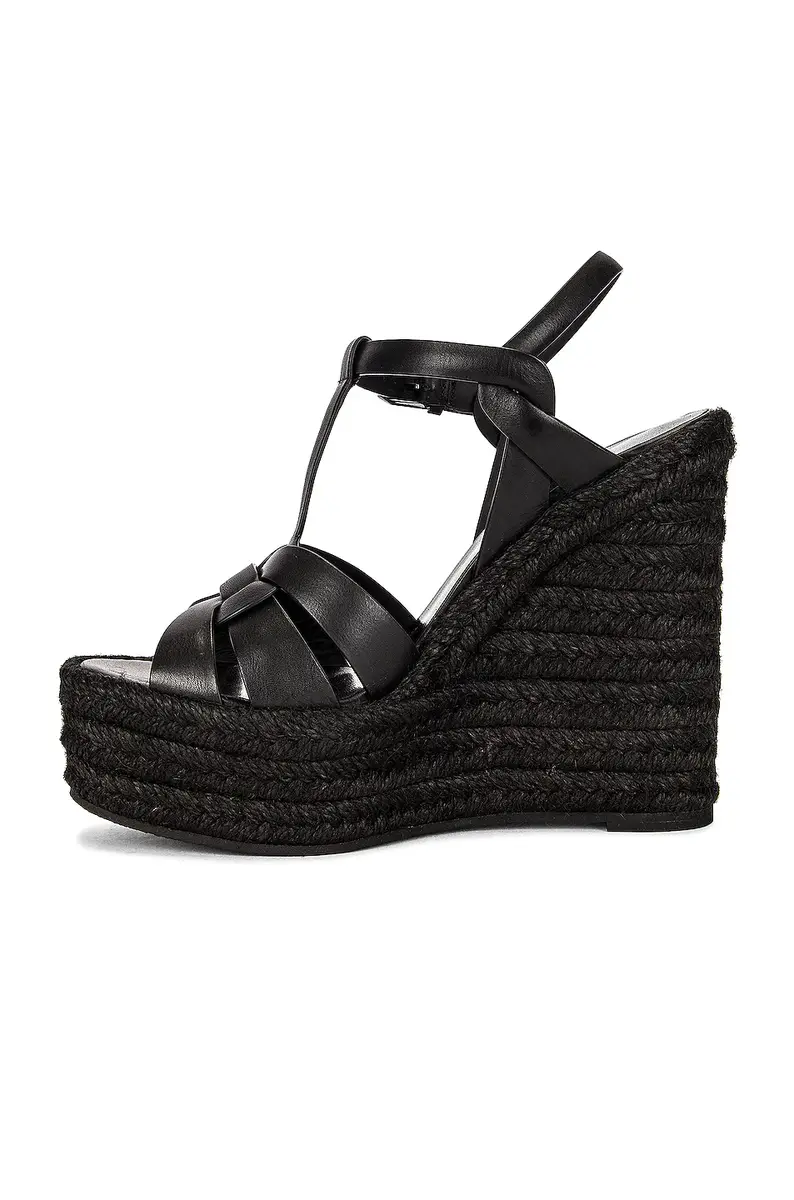 Saint Laurent Tribute Espadrille Wedge Sandals | Thumbnail 5 Saint Laurent Tribute Espadrille Wedge Sandals | Thumbnail 5