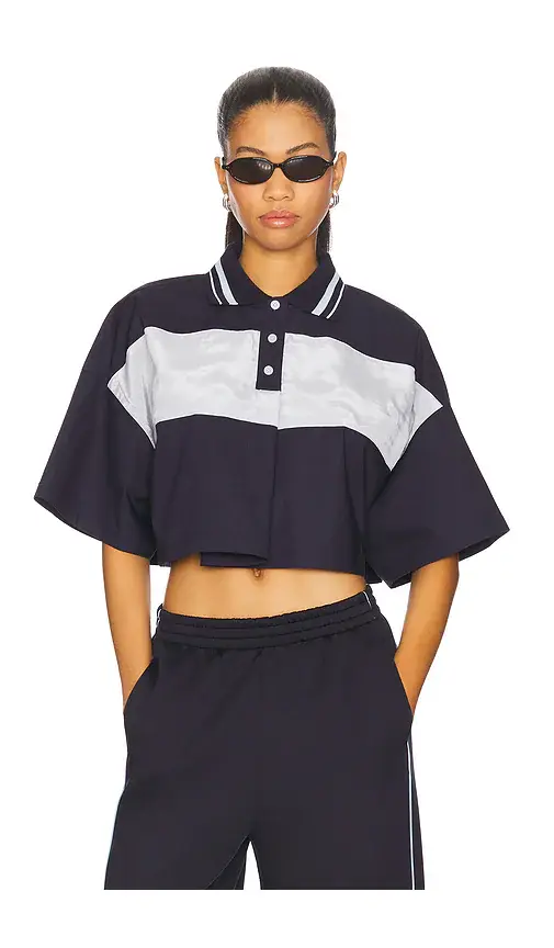 We11Done Cropped Polo Top