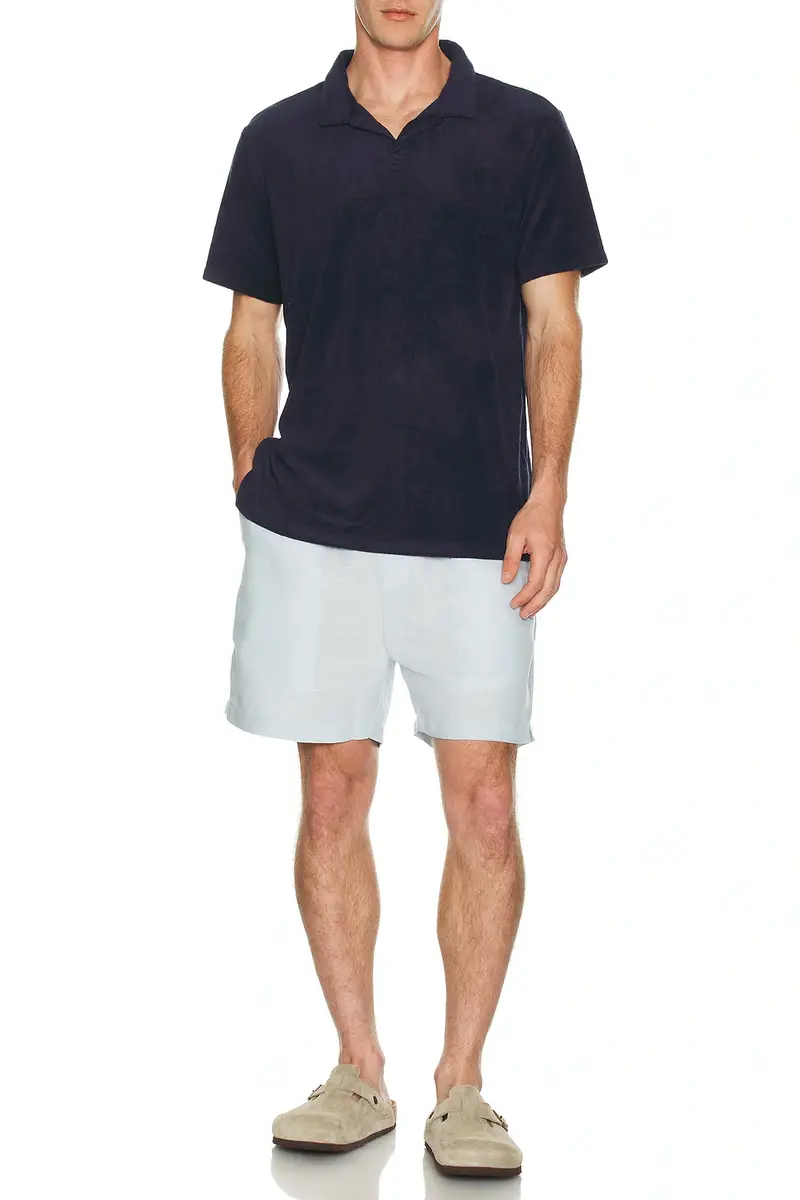 Onia Towel Terry Johnny Collar Polo | Thumbnail 4