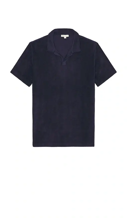 Onia Towel Terry Johnny Collar Polo | Thumbnail 5