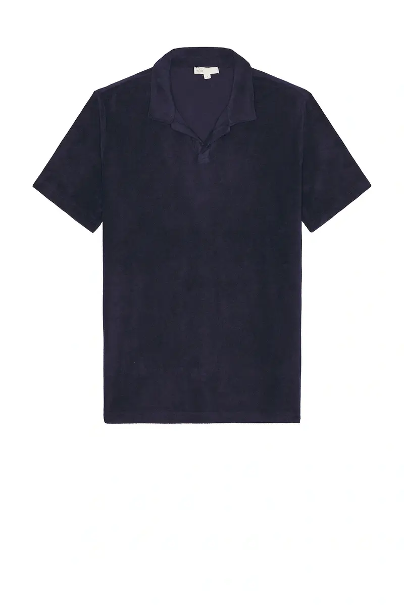 Onia Towel Terry Johnny Collar Polo