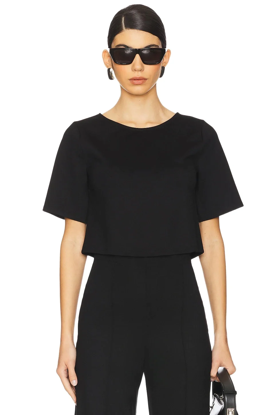Ripley Rader Ponte Knit Short Sleeve Top