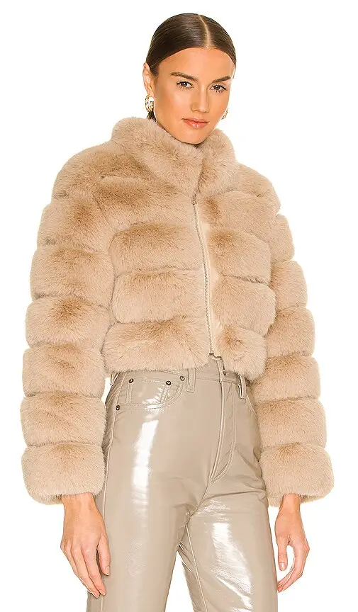 Adrienne Landau Faux Fox Fur Jacket | Thumbnail 2 Adrienne Landau Faux Fox Fur Jacket | Thumbnail 2