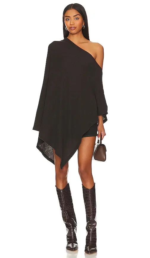 Enza Costa Cashmere Poncho | Image 1 Enza Costa Cashmere Poncho | Image 1
