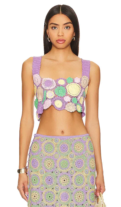 Agua Bendita Tanit Crop Top | Image 1 Agua Bendita Tanit Crop Top | Image 1
