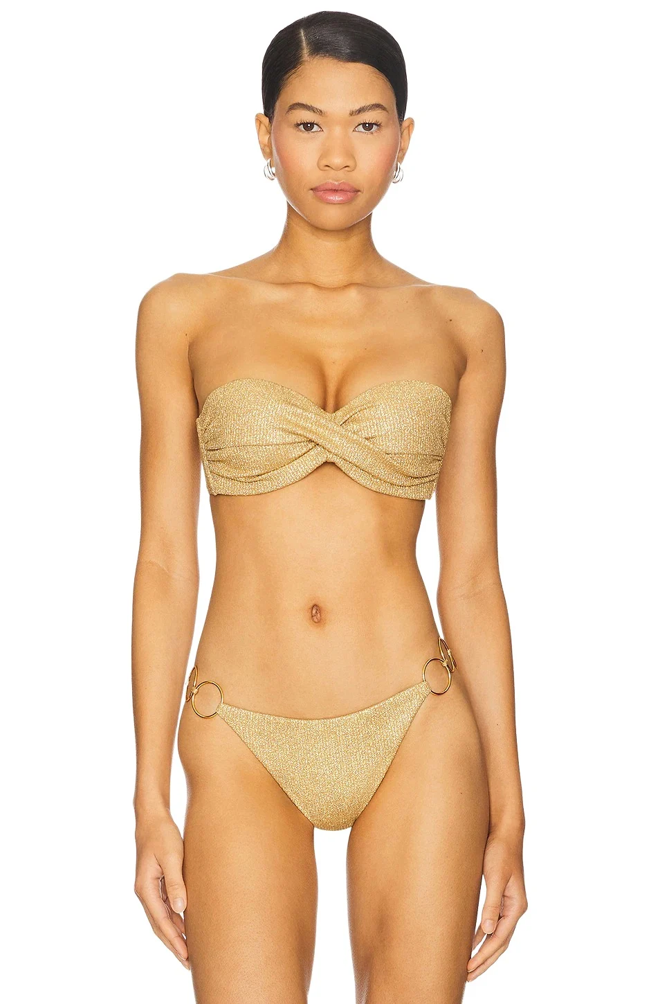 Luli Fama Golden Sunset Underwire Push Up Bikini Top