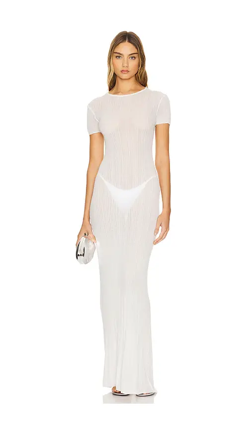 Lovers and Friends Aprile Sheer Maxi Dress