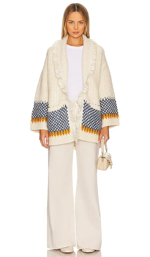 Tularosa Malena Chunky Fairisle Cardigan