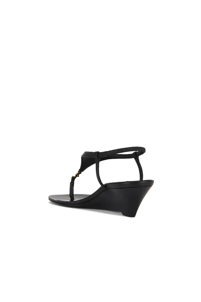 Saint Laurent Bridget Wedge Sandal | Thumbnail 3 Saint Laurent Bridget Wedge Sandal | Thumbnail 3