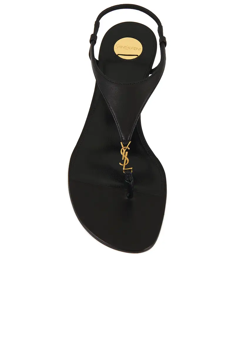 Saint Laurent Bridget Wedge Sandal | Thumbnail 4 Saint Laurent Bridget Wedge Sandal | Thumbnail 4
