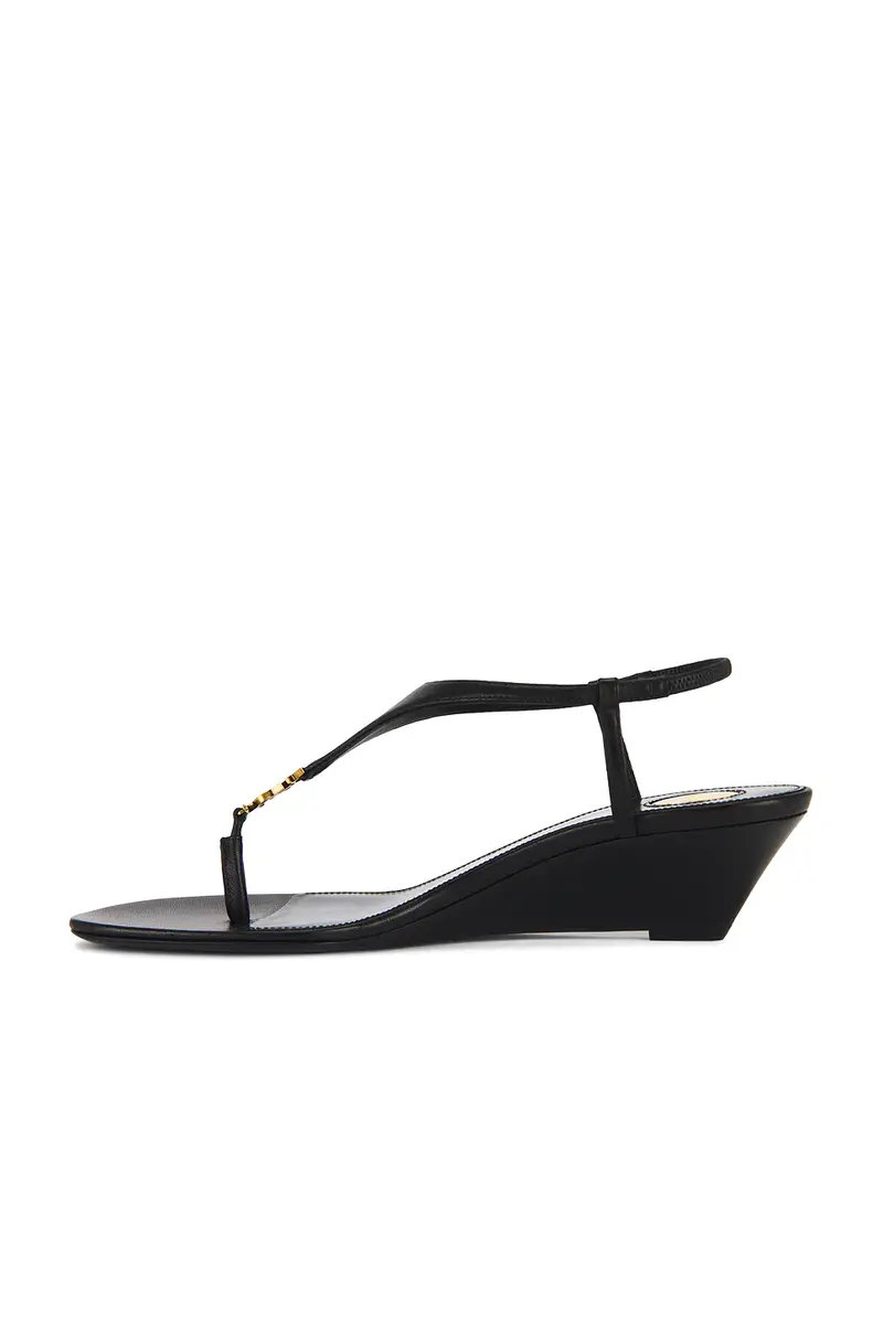 Saint Laurent Bridget Wedge Sandal | Thumbnail 5 Saint Laurent Bridget Wedge Sandal | Thumbnail 5