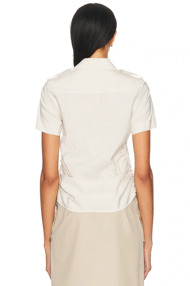 Burberry Button Up Top | Thumbnail 3 Burberry Button Up Top | Thumbnail 3