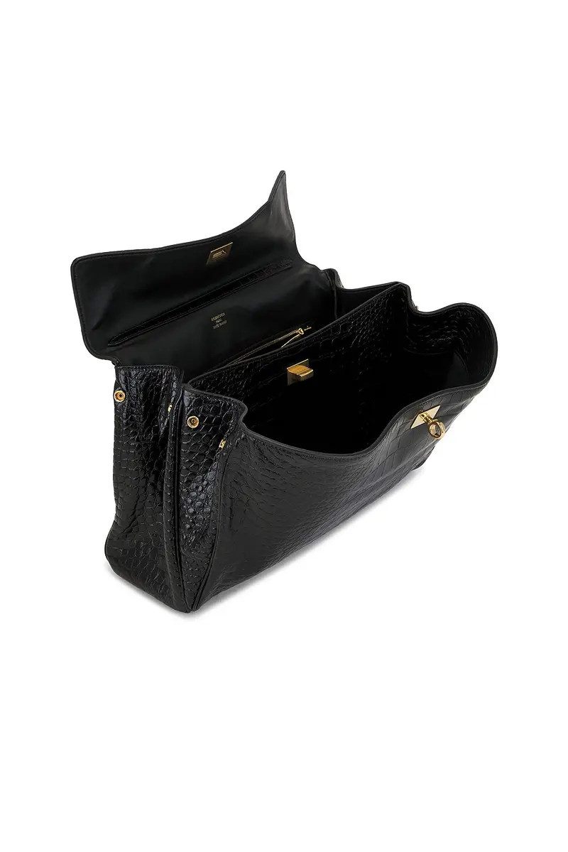 Balenciaga Rodeo Embossed Croc Medium Top Handle Bag | Thumbnail 6 Balenciaga Rodeo Embossed Croc Medium Top Handle Bag | Thumbnail 6