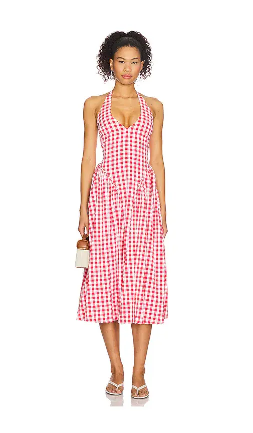 MORE TO COME Lottie Halter Maxi Dress | Image 1 MORE TO COME Lottie Halter Maxi Dress | Image 1