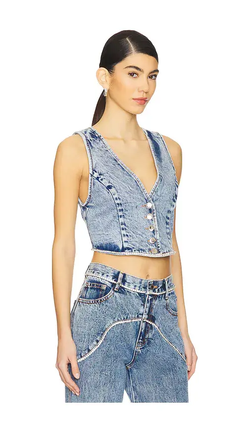 Retrofête Jordi Denim Vest | Thumbnail 2 Retrofête Jordi Denim Vest | Thumbnail 2