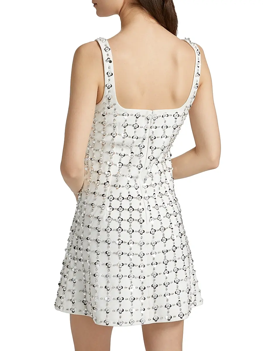 Simkhai Women's Ziva Sequined Minidress | Thumbnail 5 Simkhai Women's Ziva Sequined Minidress | Thumbnail 5