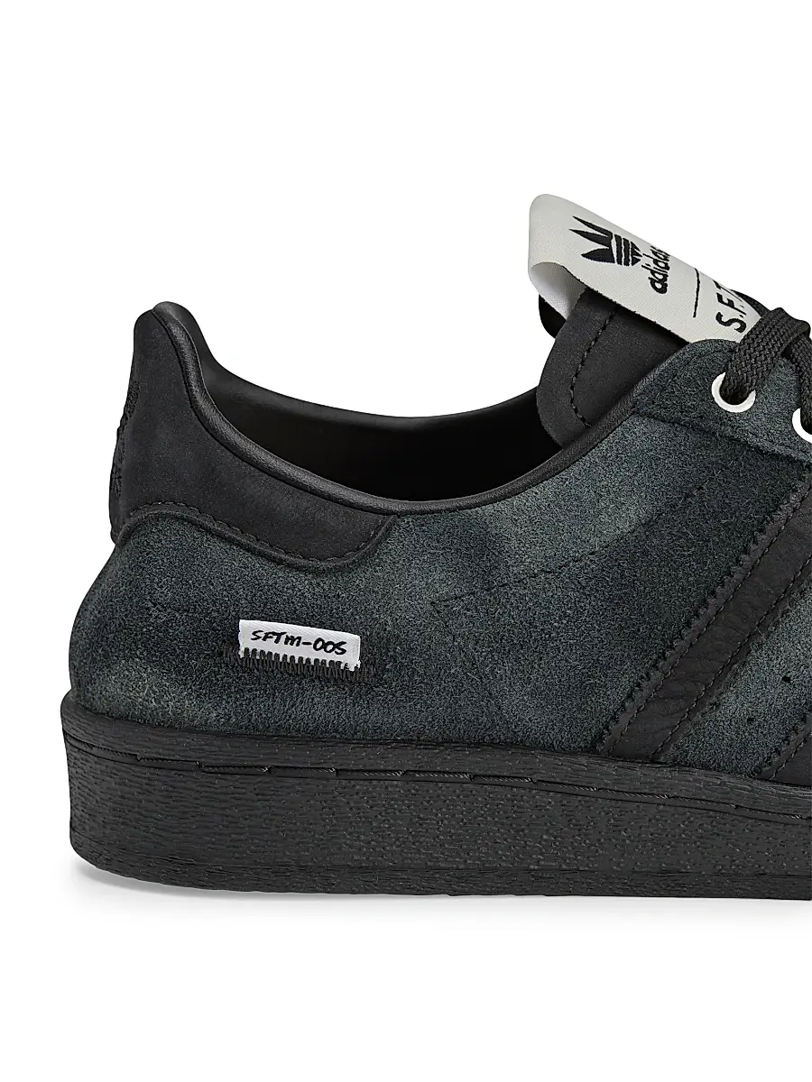 adidas Men's x Song For The Mute Superstar 82 STFM Sneakers - Supplier Black White | Thumbnail 8