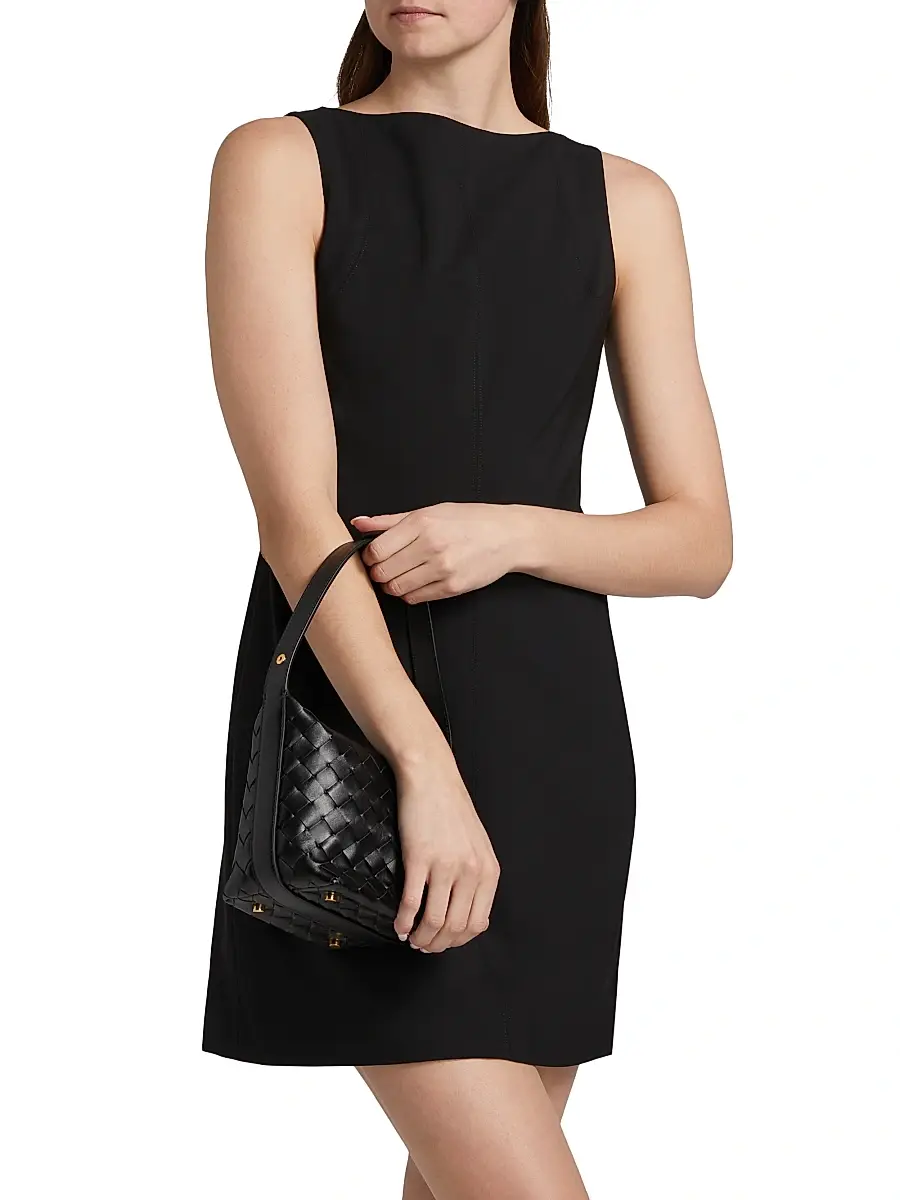 Theory Women's Boatneck Sheath Minidress | Thumbnail 3 Theory Women's Boatneck Sheath Minidress | Thumbnail 3