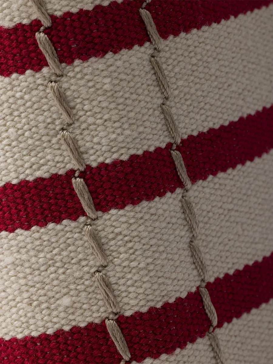 Prada Women's Jardiniere Mini Striped Cotton Canvas Top Handle Bag - Red White | Thumbnail 12 Prada Women's Jardiniere Mini Striped Cotton Canvas Top Handle Bag - Red White | Thumbnail 12