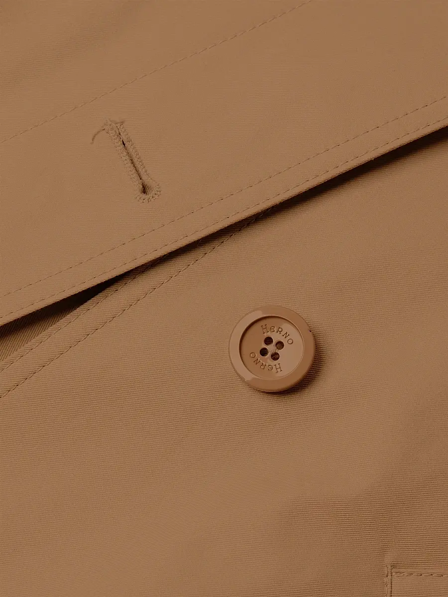 Herno Women's Delon Cotton Trench Jacket - Camel | Thumbnail 6 Herno Women's Delon Cotton Trench Jacket - Camel | Thumbnail 6