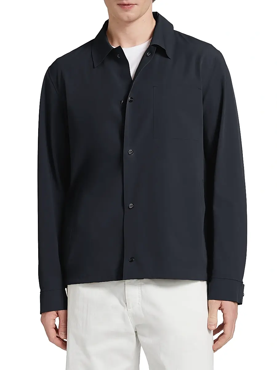 HERNO Men's Lightweight Shirt Jacket | Thumbnail 3 HERNO Men's Lightweight Shirt Jacket | Thumbnail 3