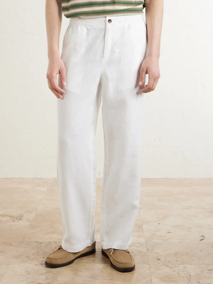 MR P. Arthur Wide-Leg Linen Trousers - Men | Thumbnail 3 MR P. Arthur Wide-Leg Linen Trousers - Men | Thumbnail 3