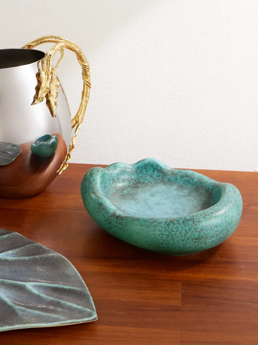 L'Objet Cenote Small Porcelain Coupe Bowl - Men | Thumbnail 2 L'Objet Cenote Small Porcelain Coupe Bowl - Men | Thumbnail 2