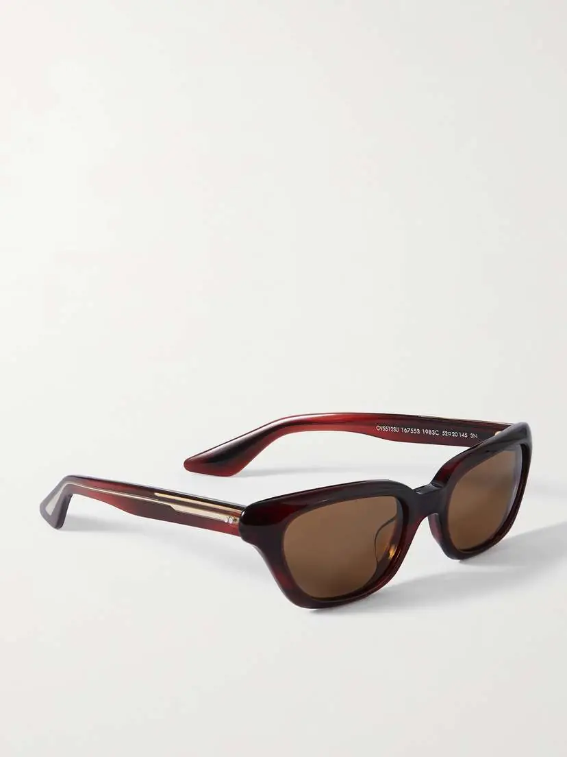Oliver Peoples + Khaite 1983c Cat-eye Acetate And Gold-tone Sunglasses | Thumbnail 3 Oliver Peoples + Khaite 1983c Cat-eye Acetate And Gold-tone Sunglasses | Thumbnail 3
