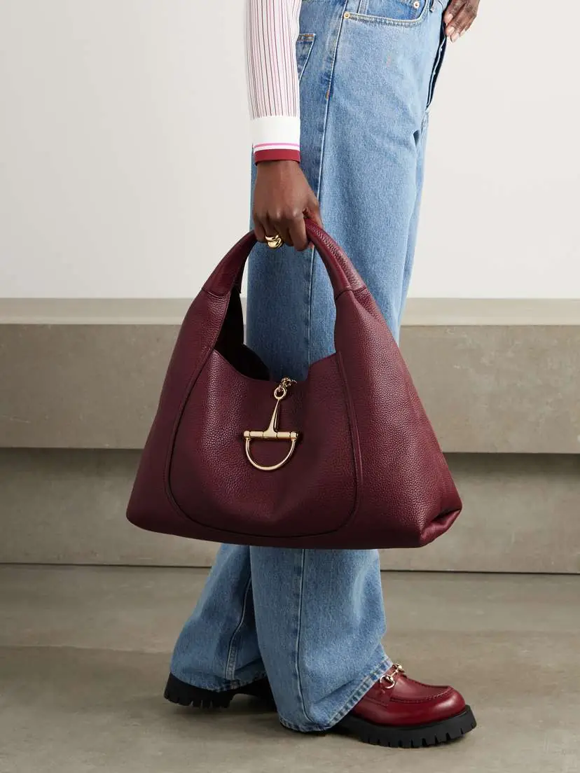Gucci Softbit Maxi Textured-leather Tote | Thumbnail 2 Gucci Softbit Maxi Textured-leather Tote | Thumbnail 2