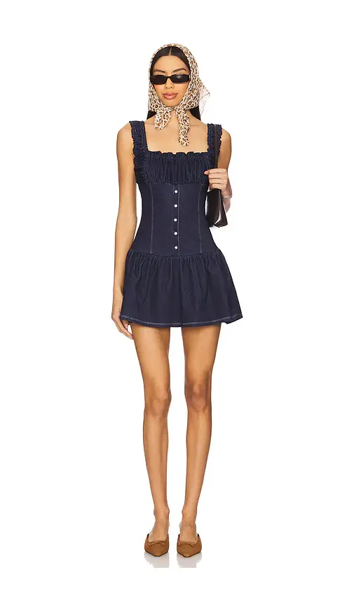 Frankies Bikinis Christa Denim Dress