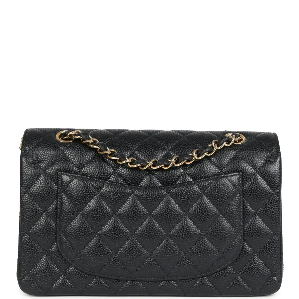 Chanel Chanel Small Classic Double Flap Bag Black Caviar Gold Hardware | Thumbnail 4