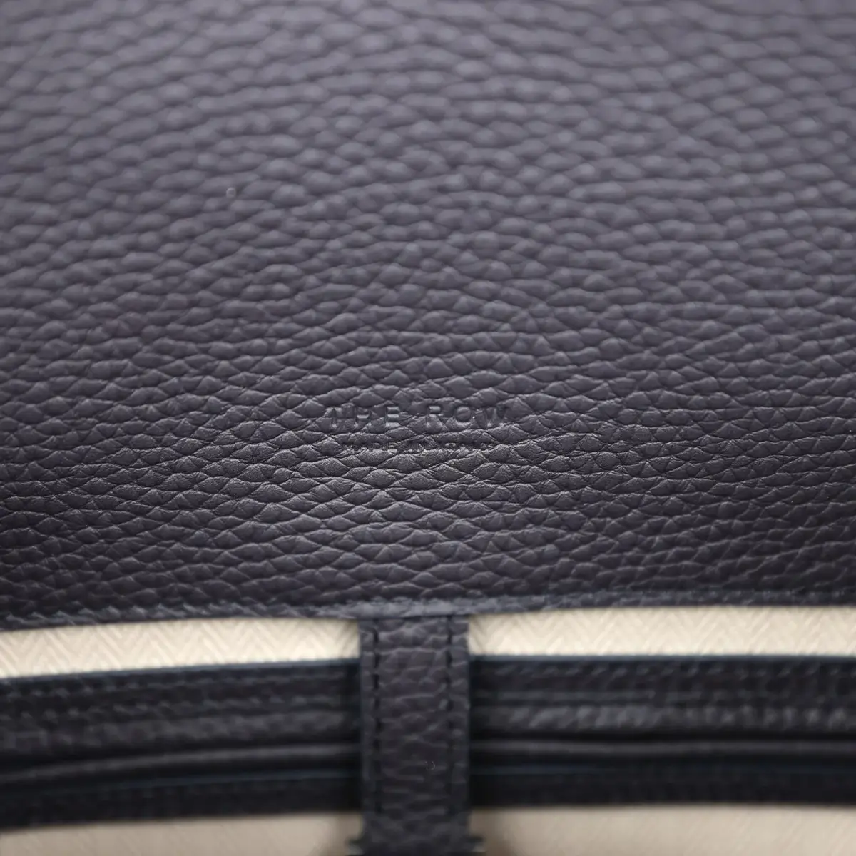 The Row The Row Soft Margaux 15 Bag Midnight Calfskin Silver Hardware | Thumbnail 12 The Row The Row Soft Margaux 15 Bag Midnight Calfskin Silver Hardware | Thumbnail 12