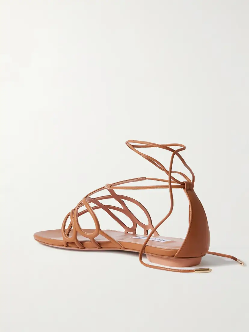 Aquazzura Infinito Leather Sandals | Thumbnail 3