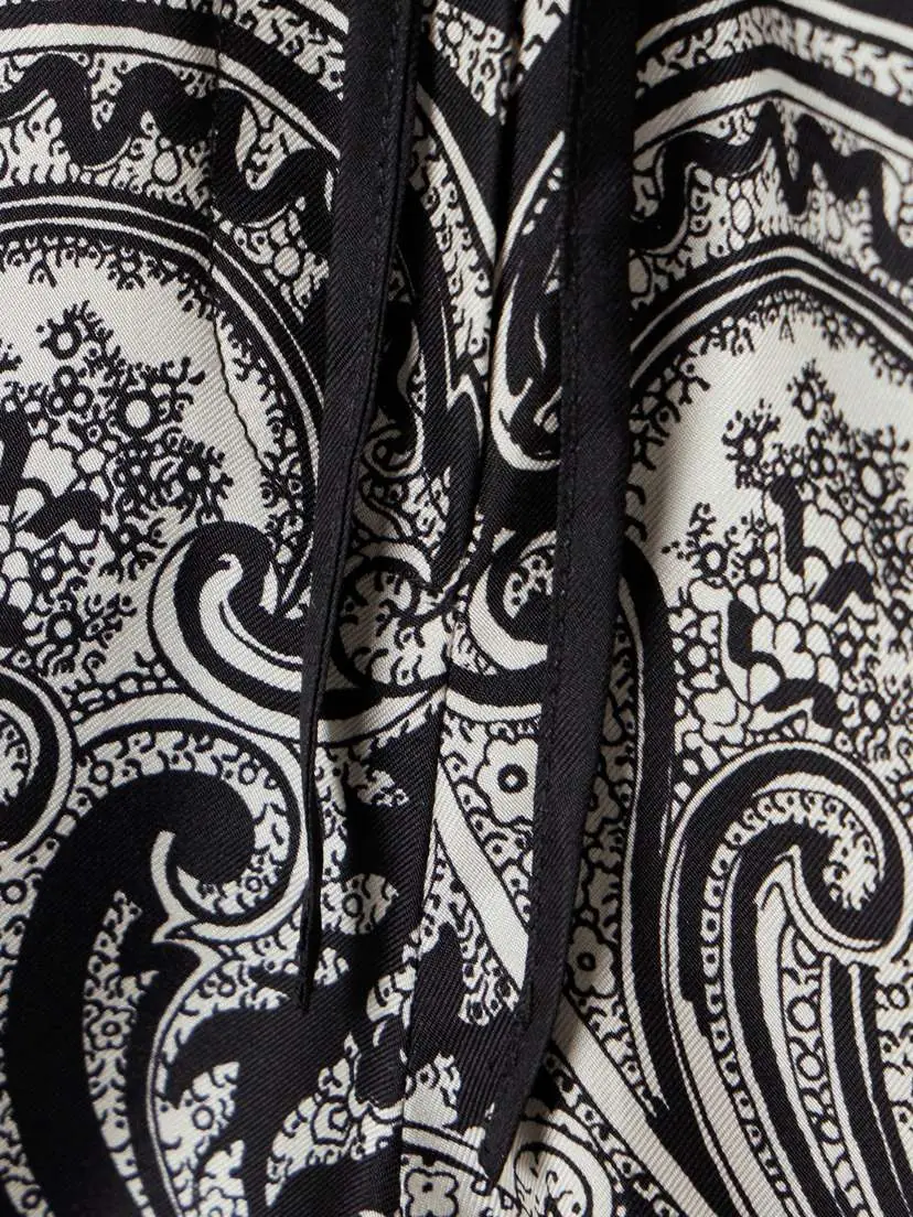 Nili Lotan Frances Bandana-print Silk-twill Shorts | Thumbnail 5 Nili Lotan Frances Bandana-print Silk-twill Shorts | Thumbnail 5
