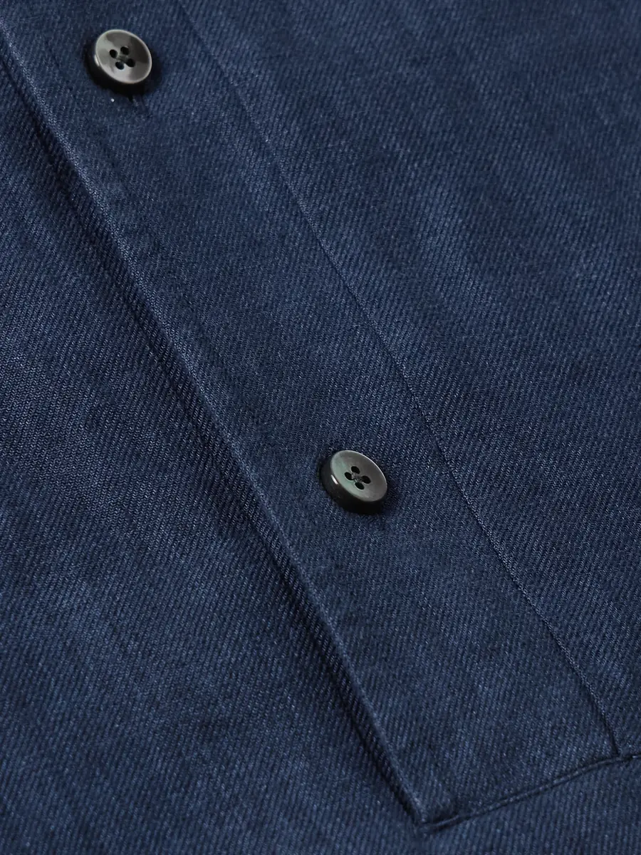 Zegna Oasi Linen Half-Placket Shirt - Men | Thumbnail 4 Zegna Oasi Linen Half-Placket Shirt - Men | Thumbnail 4