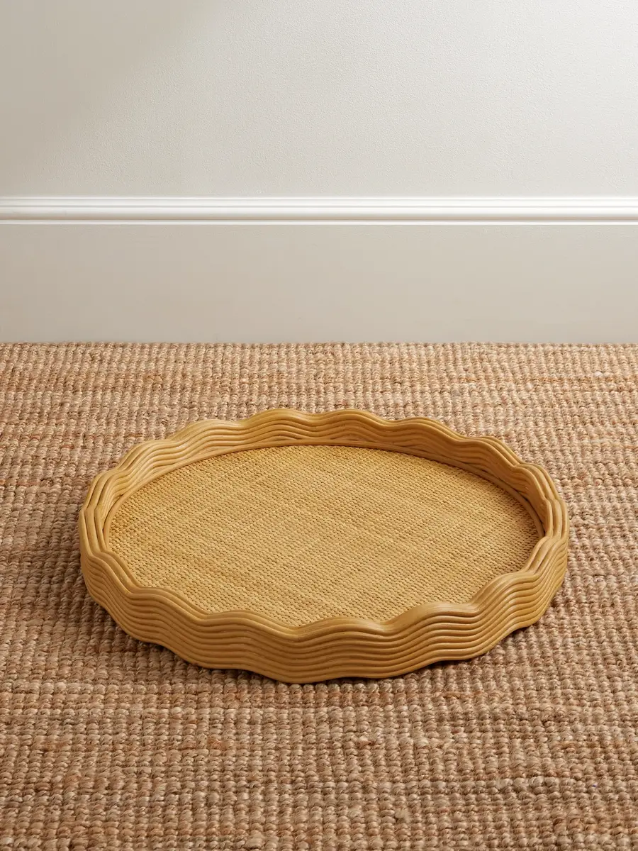 Soho Home Pangbourne Rattan Tray - Men | Image 1 Soho Home Pangbourne Rattan Tray - Men | Image 1