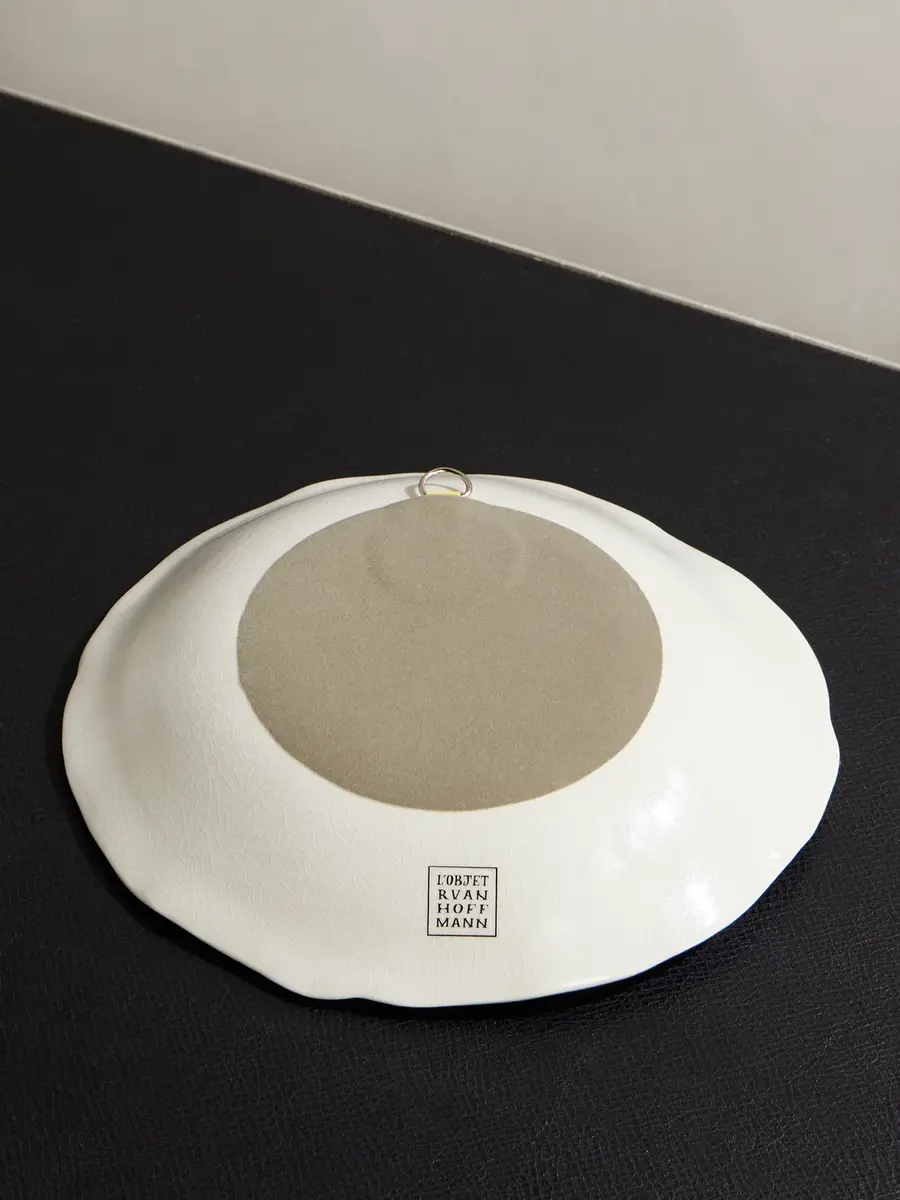 L'Objet Ruan Hoffmann Wifi Off Painted Earthenware Plate - Men | Thumbnail 4 L'Objet Ruan Hoffmann Wifi Off Painted Earthenware Plate - Men | Thumbnail 4