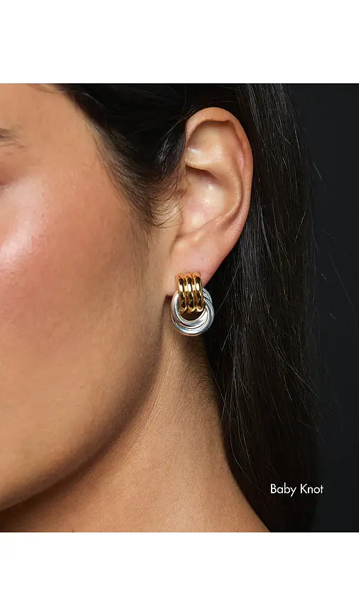 Heaven Mayhem Baby Knot Earrings | Thumbnail 2