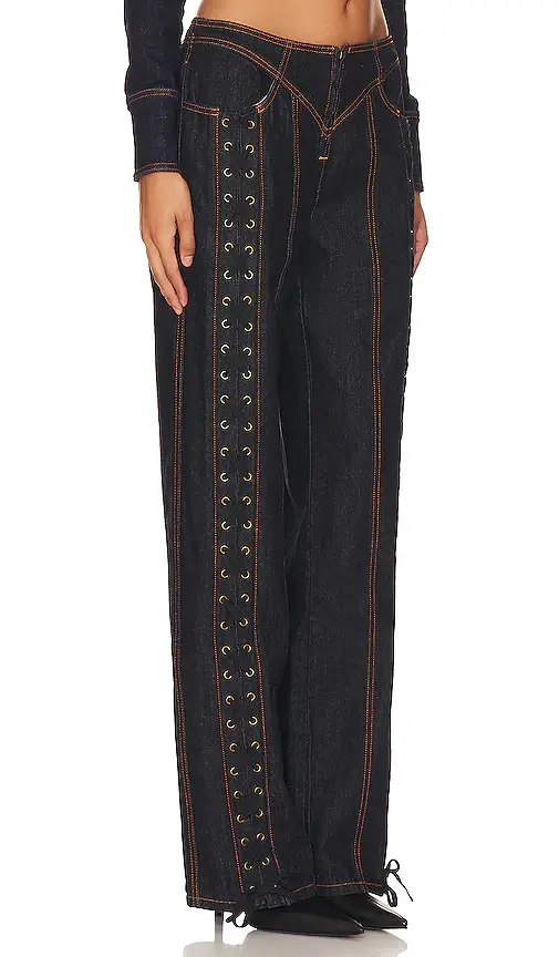 LIONESS Daydream Tie Up Jeans | Thumbnail 2 LIONESS Daydream Tie Up Jeans | Thumbnail 2
