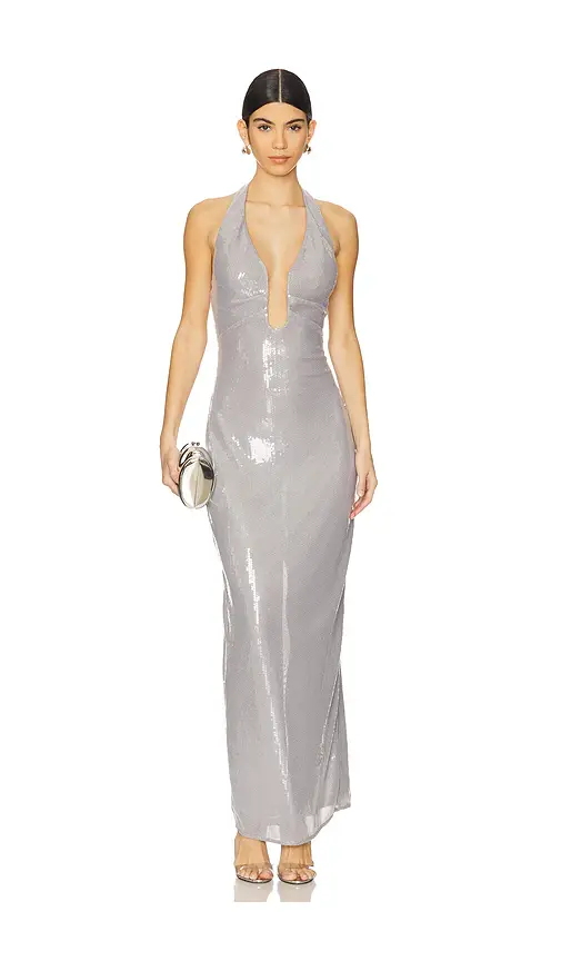 MISHA Alusia Sequin Gown | Image 1 MISHA Alusia Sequin Gown | Image 1