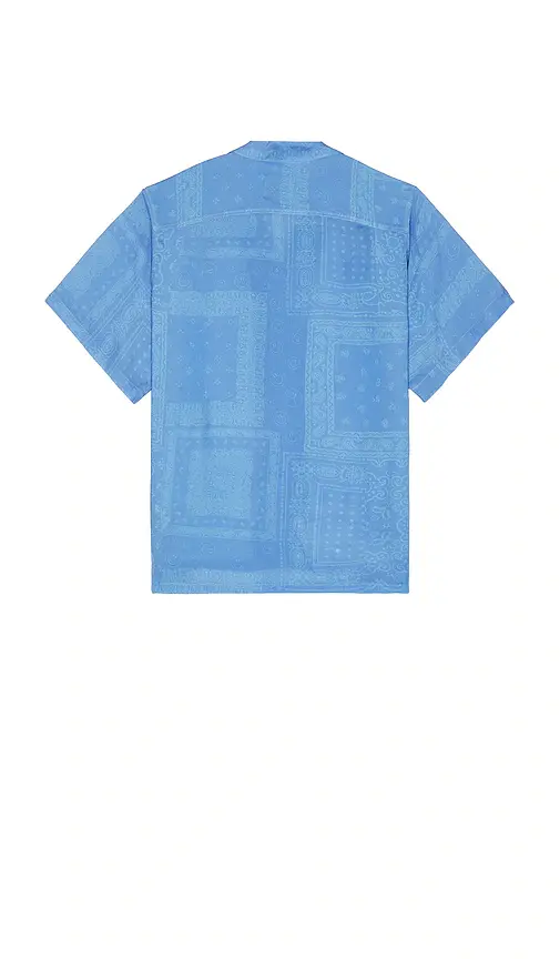 BATHER Cornflower Tonal Bandana Camp Shirt | Thumbnail 2 BATHER Cornflower Tonal Bandana Camp Shirt | Thumbnail 2