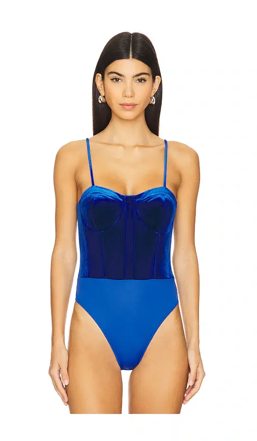 Karina Grimaldi Veronica Velvet Bodysuit | Thumbnail 2 Karina Grimaldi Veronica Velvet Bodysuit | Thumbnail 2
