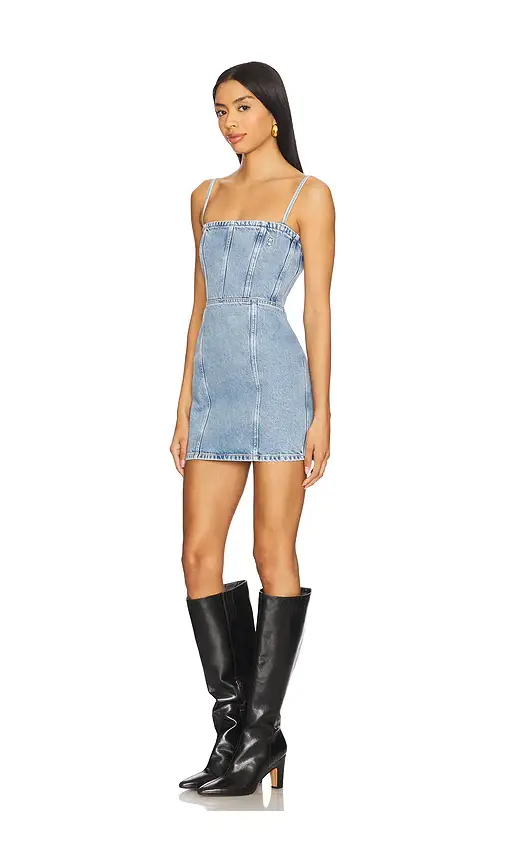 Icon Denim Judy Mini Dress | Thumbnail 2