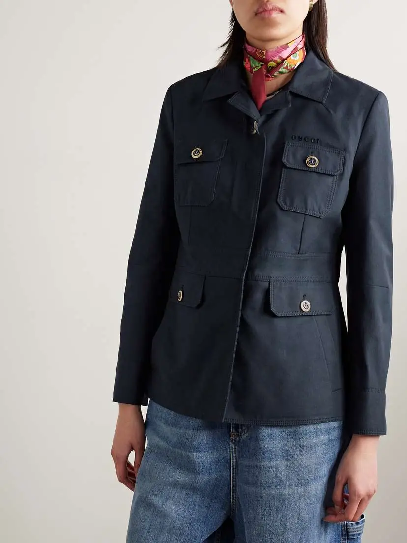 Gucci Cotton-canvas Jacket | Thumbnail 3 Gucci Cotton-canvas Jacket | Thumbnail 3
